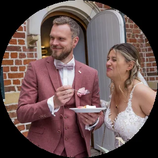 Jaci und Nils, Hochzeitspaar aus Norderstedt, Porträt am Hochzeitstag